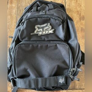 Fox Black Backpack with White Logo - Men's Casual Pack